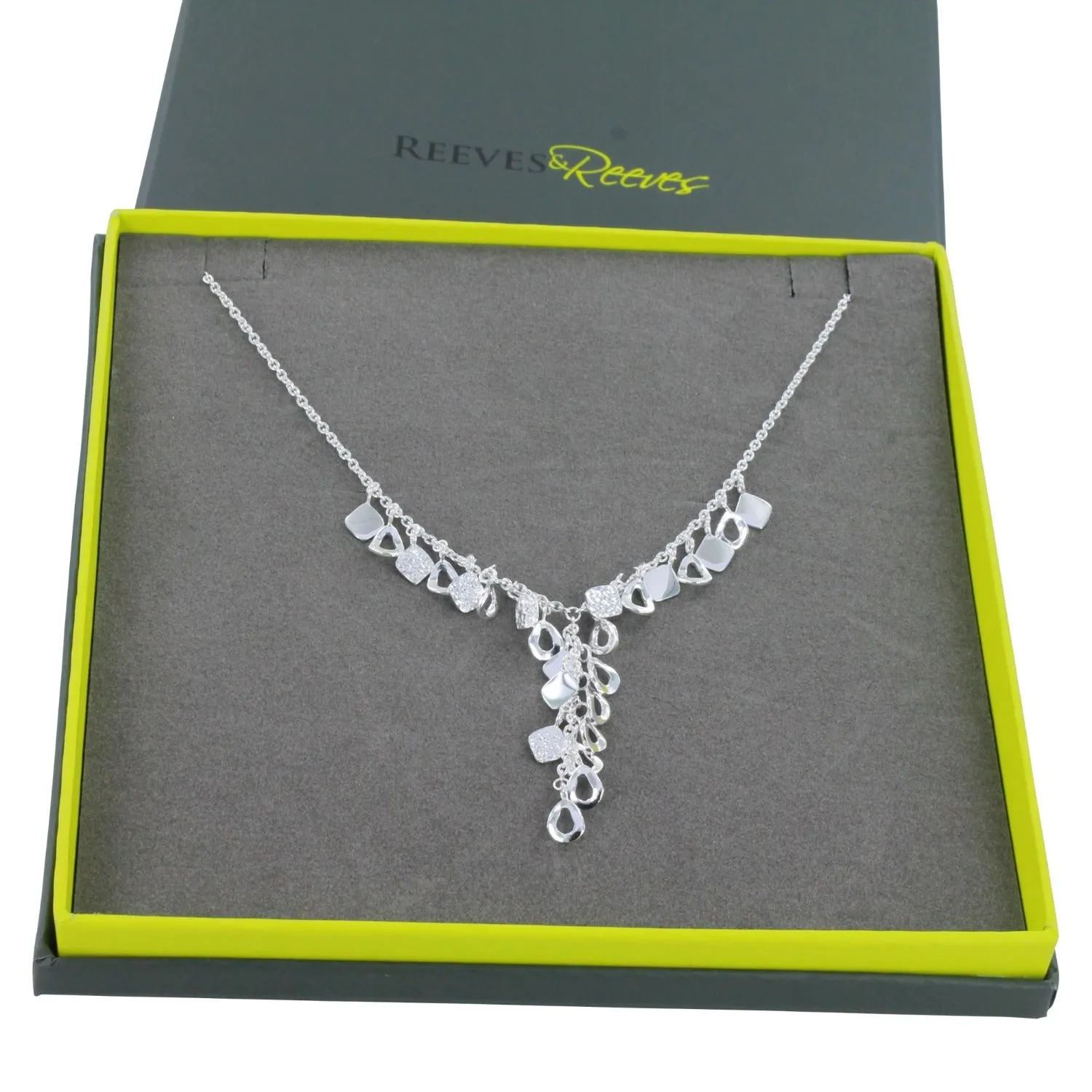 Sterling Silver Waterfall Necklace