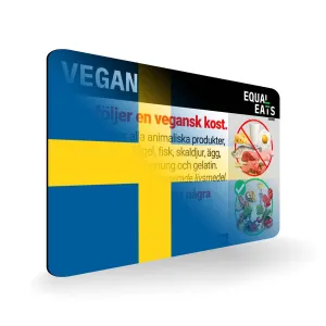 Swedish Vegan Card
