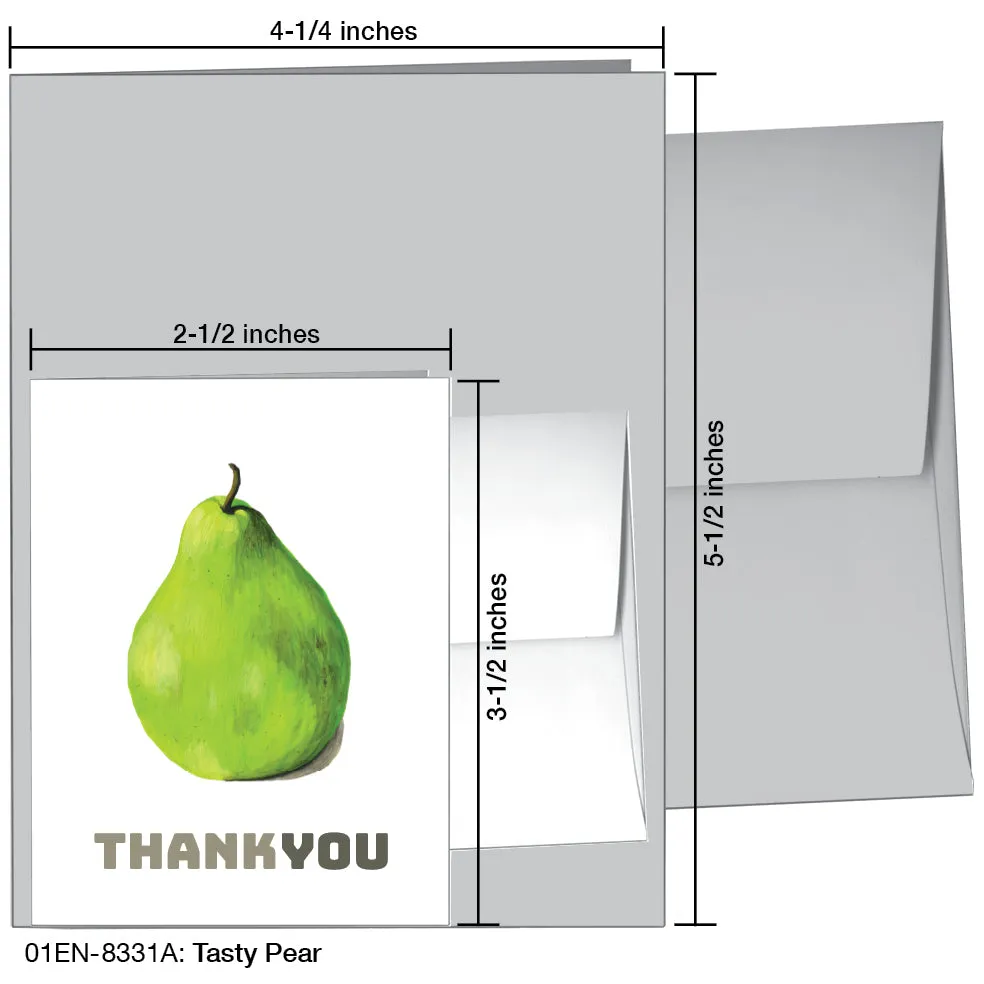 Tasty Pear, Greeting Card (8331A)