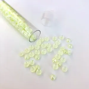 Teacup Beads - Luster Iris Lemon