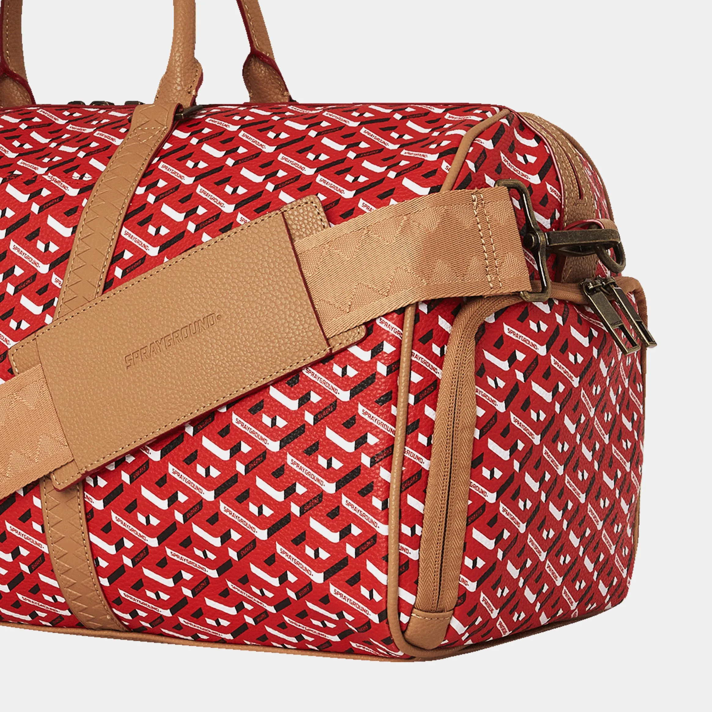 The 3DSG Concorde Mens Duffle Bag (Red)