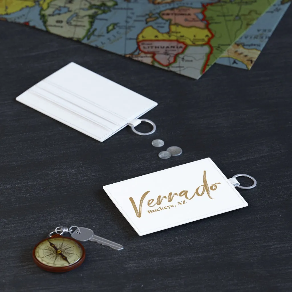 The Elegantly Bold Verrado Leather Card Holder