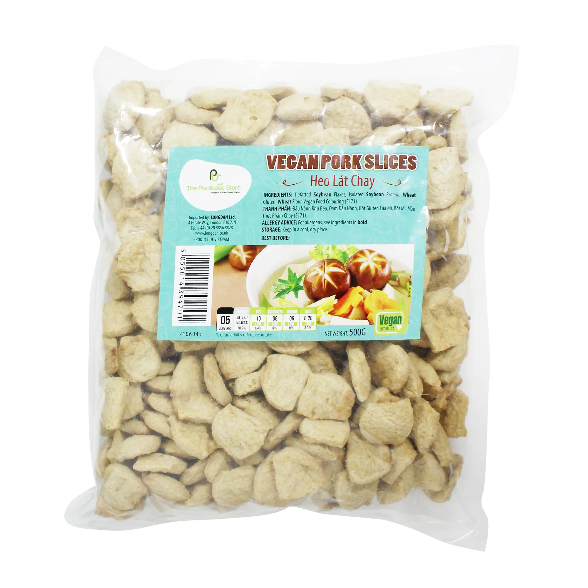 The Plantbase Store Vegan Pork Slices 500g