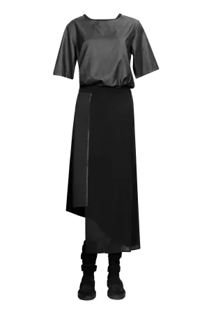 TR136 VEGAN LEATHER SHIRT