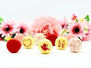Valentines Assorted Vegan Macarons