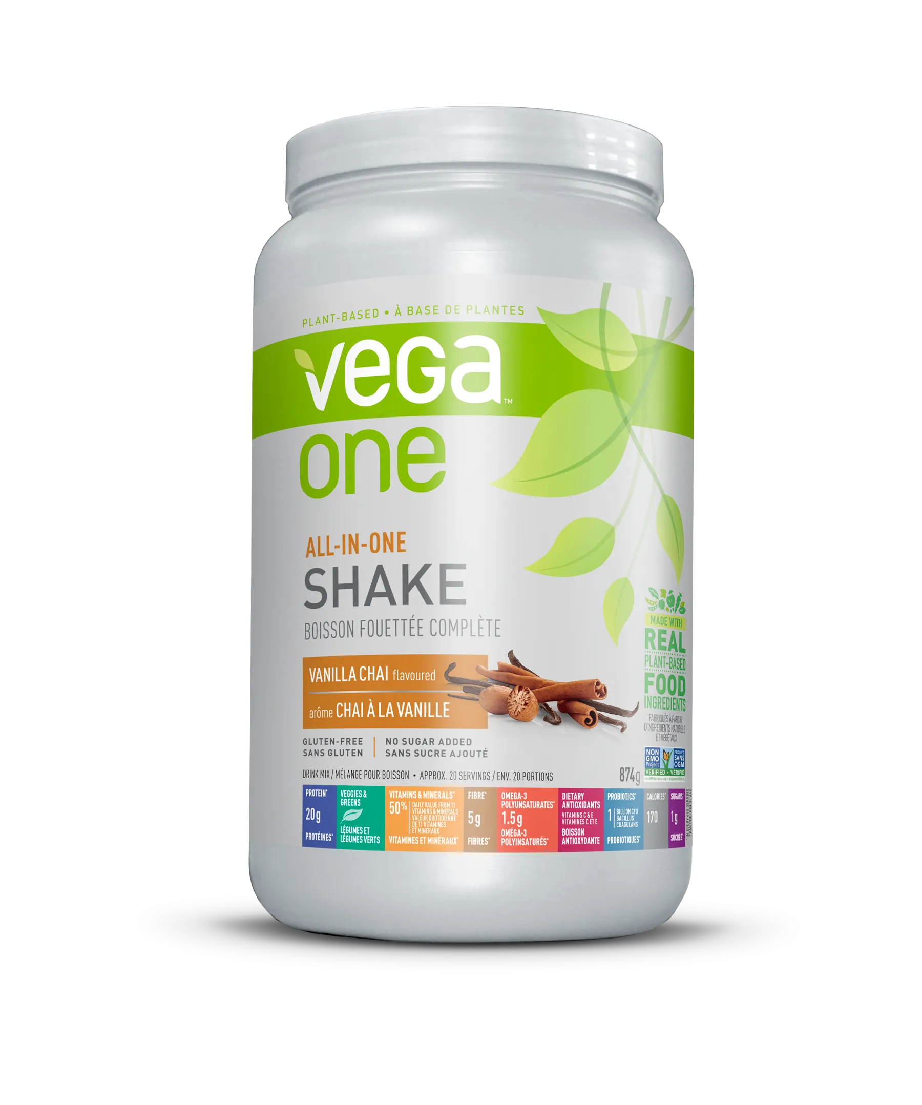 Vega One All-In-One Vanilla Chai Shake 874g