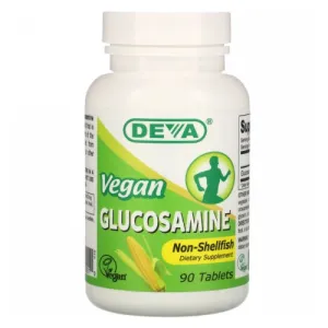 Vegan Glucosamine 90 Tab By Deva Vegan Vitamins