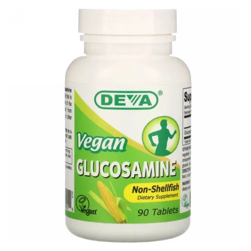 Vegan Glucosamine 90 Tab By Deva Vegan Vitamins