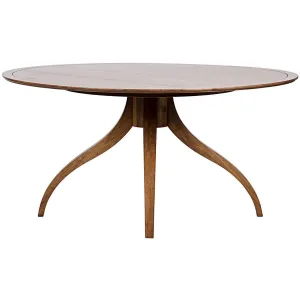 Vera Dining Table, Dark Walnut by Noir