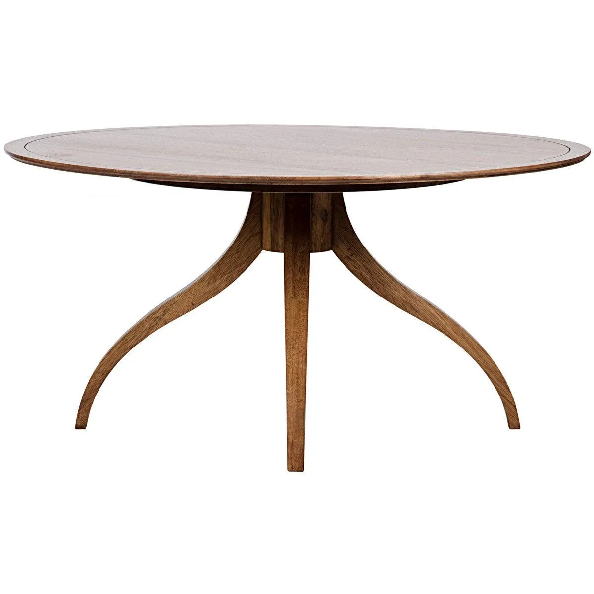 Vera Dining Table, Dark Walnut by Noir
