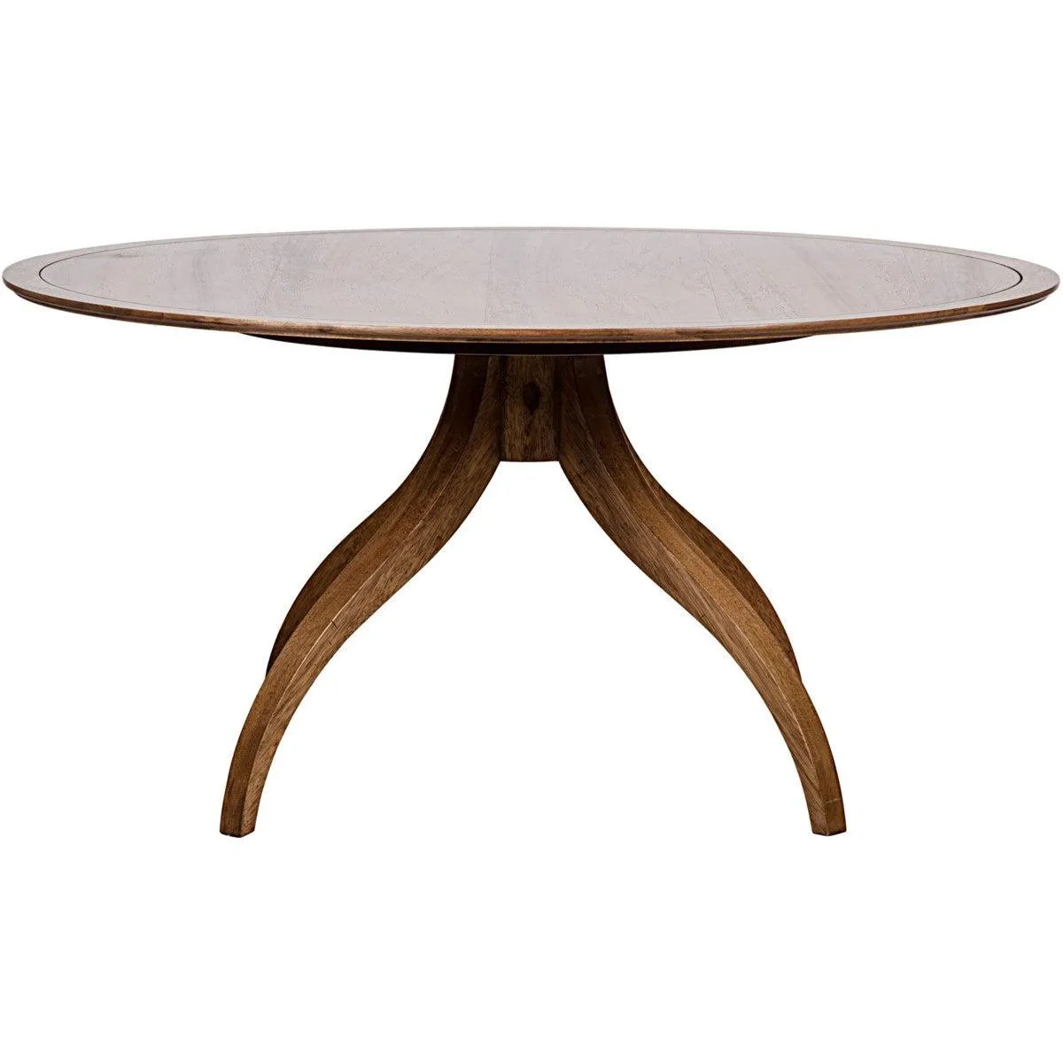 Vera Dining Table, Dark Walnut by Noir
