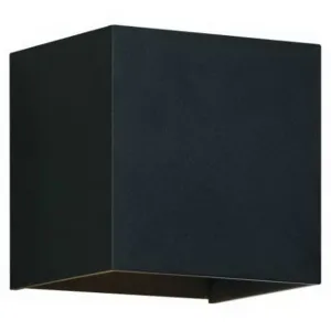 Vex 5 In. LED Outdoor Wall Sconce 2700K Black Finish