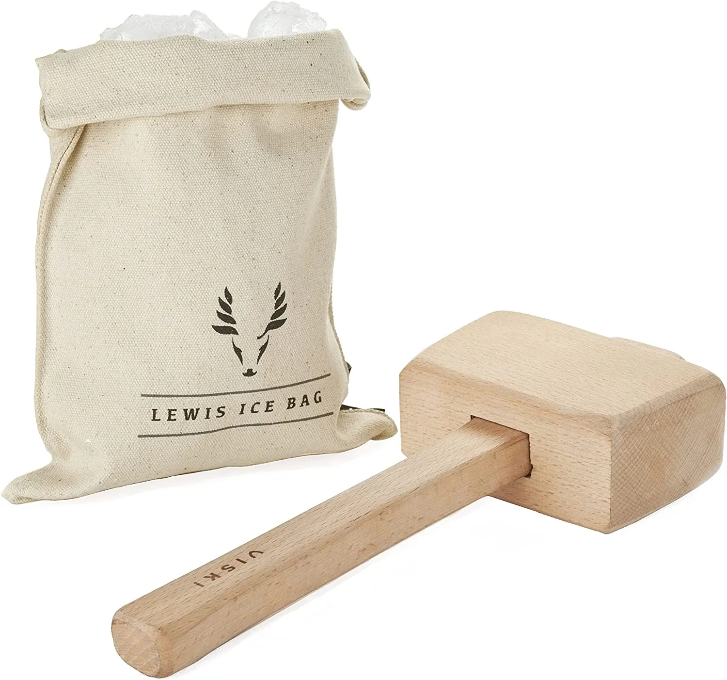 Viski Lewis Ice Bag & Mallet