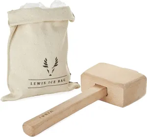 Viski Lewis Ice Bag & Mallet