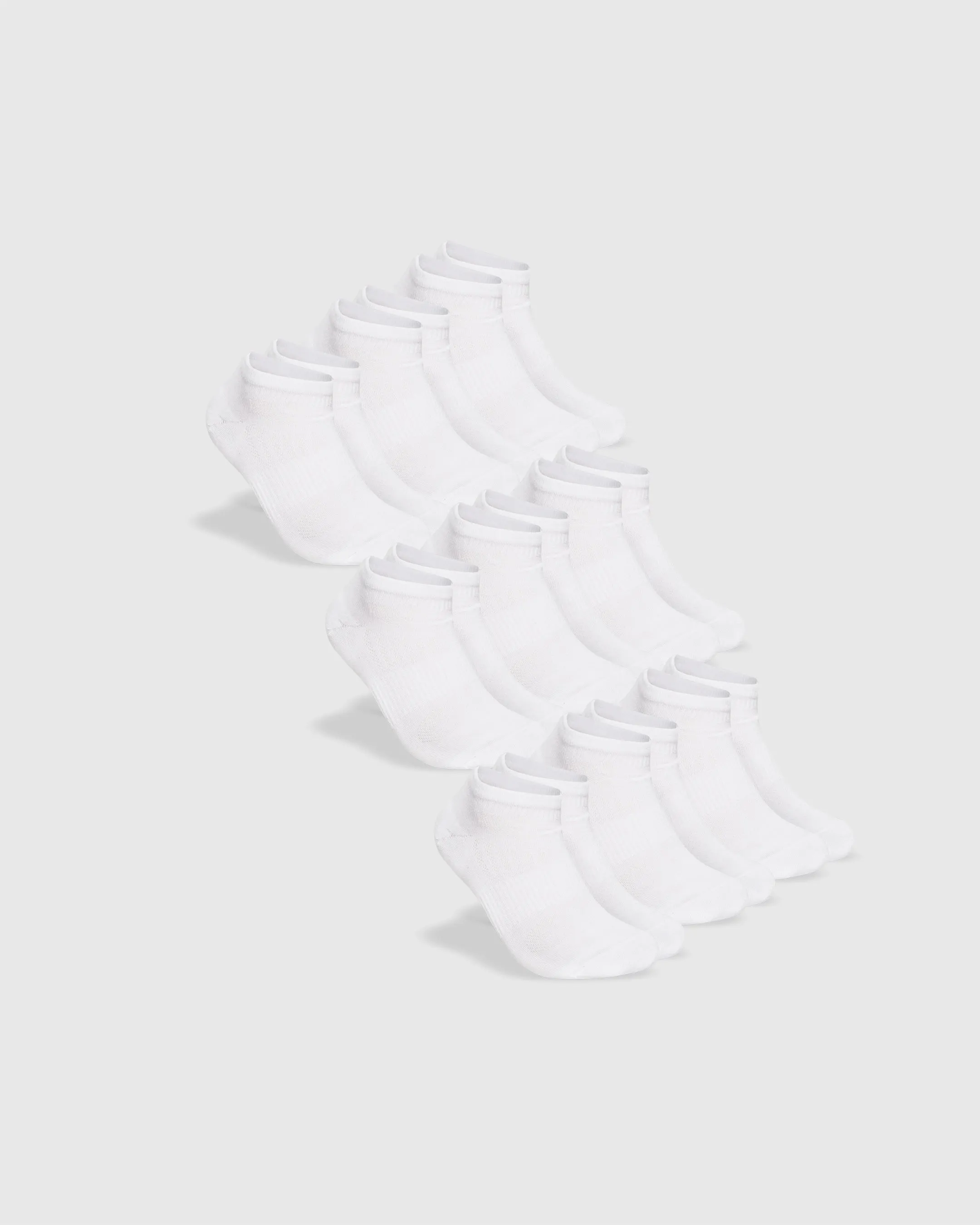 White Ankle Socks 9-Pack