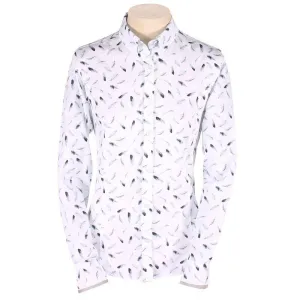 William Powell Ladies Feathers Shirt - White
