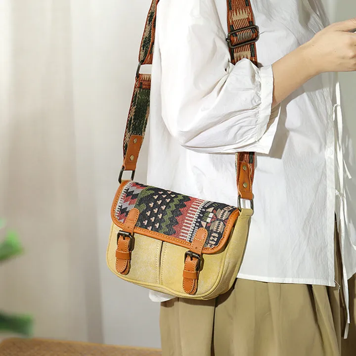 Women's Crossbody Messenger Bag Canvas Shoulder Bag