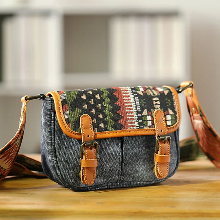 Women's Crossbody Messenger Bag Canvas Shoulder Bag