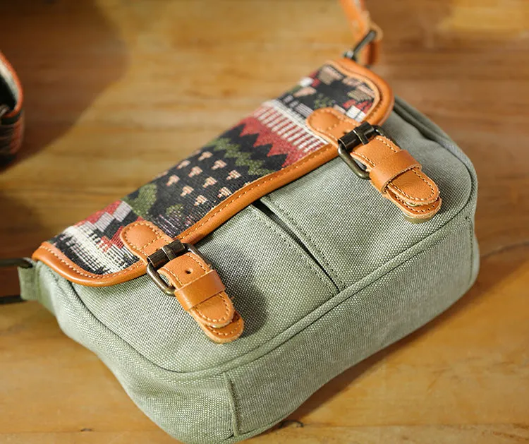 Women's Crossbody Messenger Bag Canvas Shoulder Bag