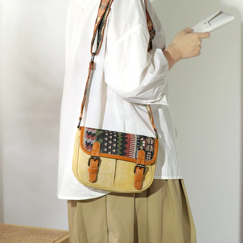Women's Crossbody Messenger Bag Canvas Shoulder Bag