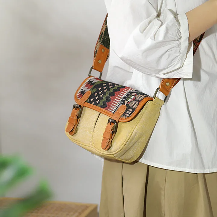 Women's Crossbody Messenger Bag Canvas Shoulder Bag