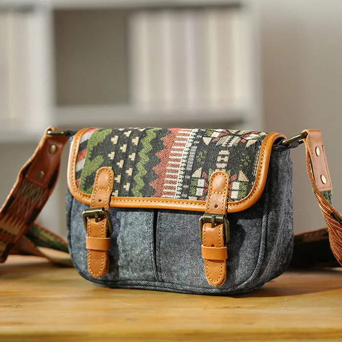 Women's Crossbody Messenger Bag Canvas Shoulder Bag
