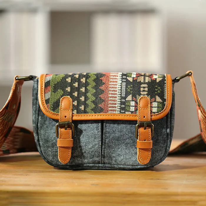 Women's Crossbody Messenger Bag Canvas Shoulder Bag