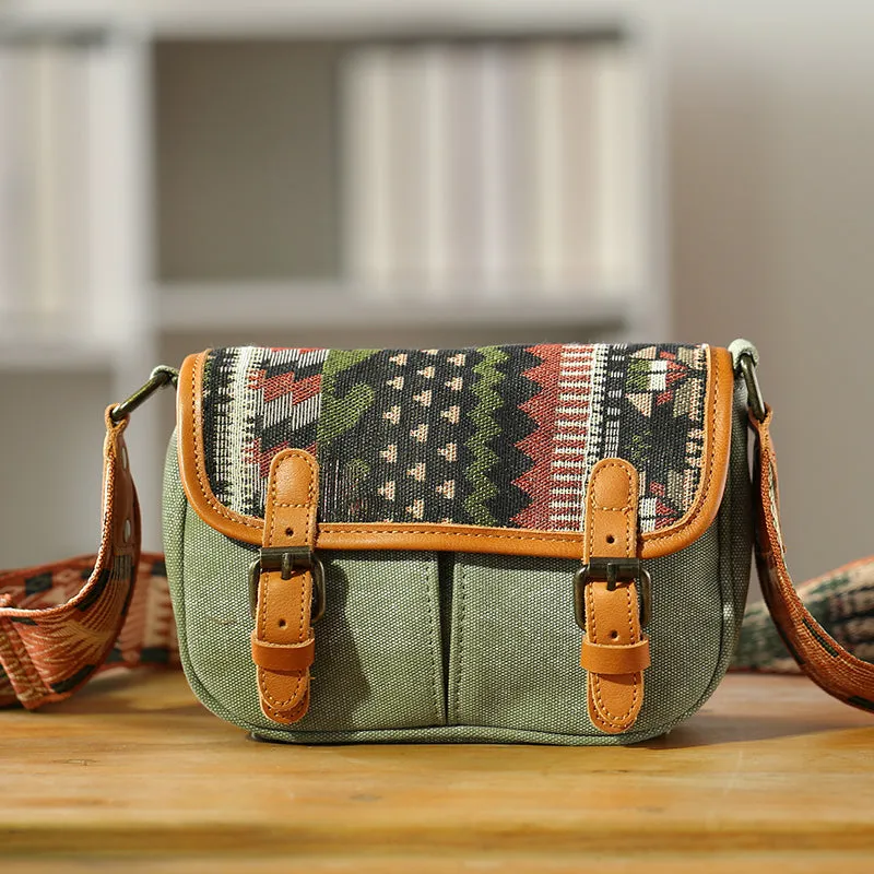 Women's Crossbody Messenger Bag Canvas Shoulder Bag