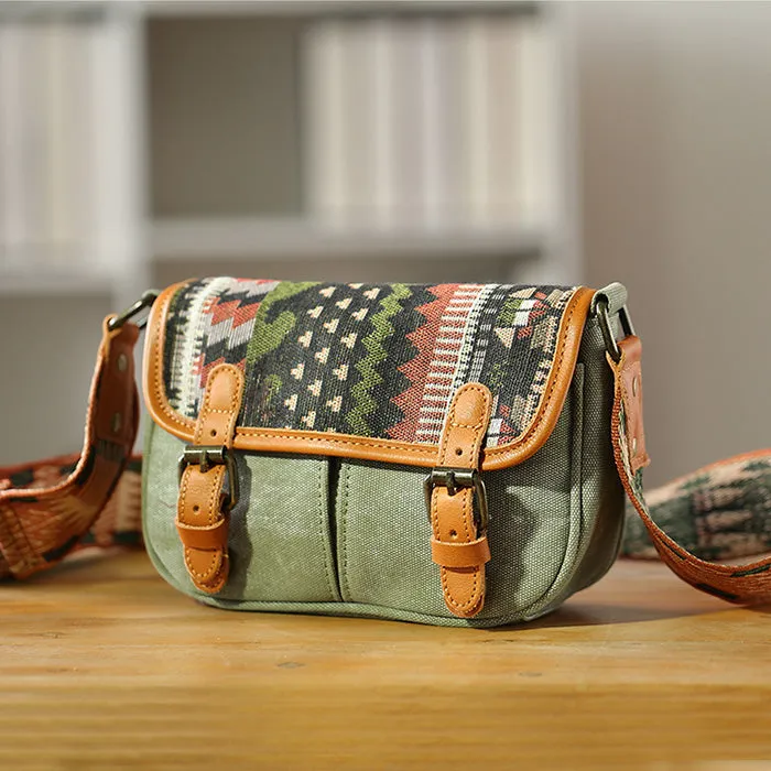 Women's Crossbody Messenger Bag Canvas Shoulder Bag