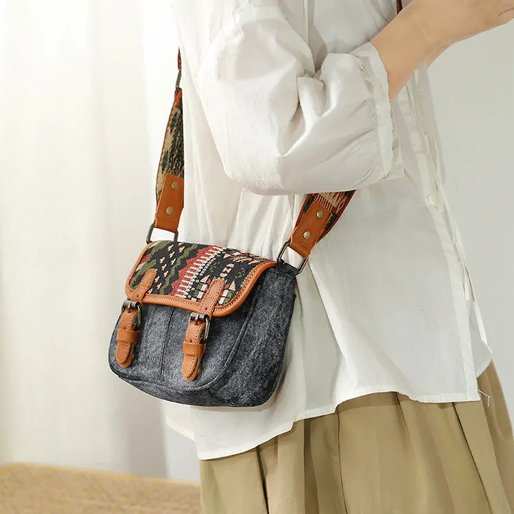 Women's Crossbody Messenger Bag Canvas Shoulder Bag