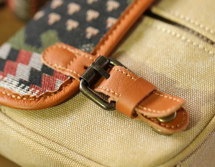 Women's Crossbody Messenger Bag Canvas Shoulder Bag