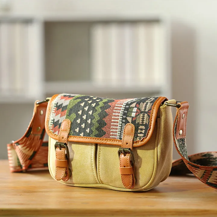 Women's Crossbody Messenger Bag Canvas Shoulder Bag