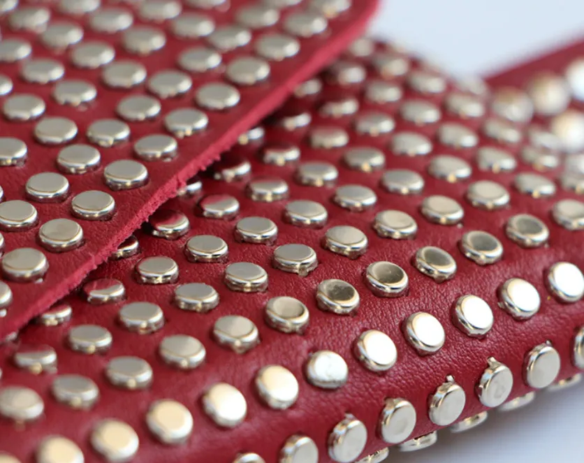 Women's Vintage Casual Pu Leather Mini Bag With Rivets