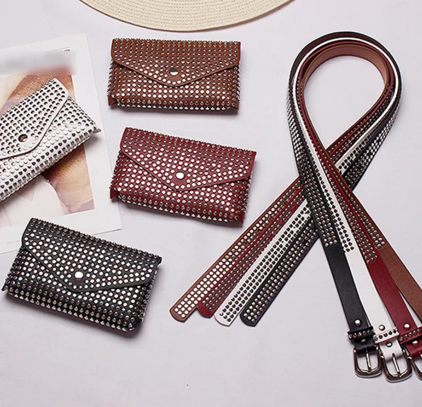 Women's Vintage Casual Pu Leather Mini Bag With Rivets