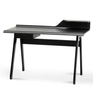 Wooden Home Office Desk - Black