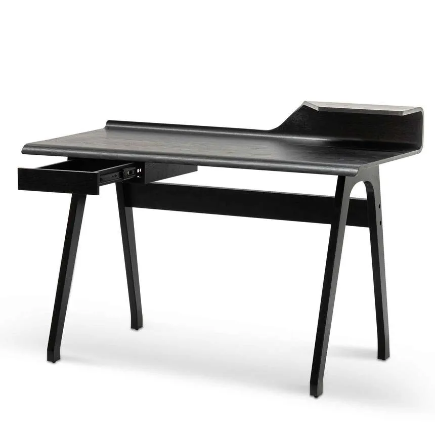 Wooden Home Office Desk - Black